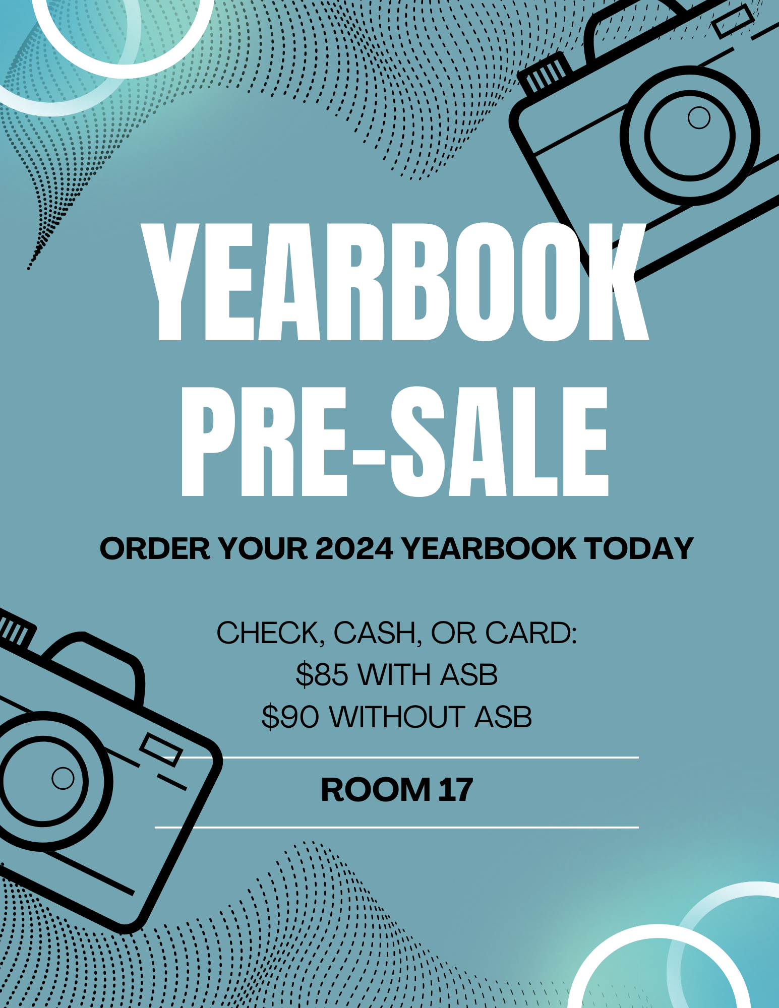 yearbook presale. 